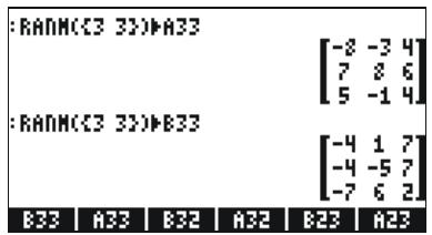 HP 50G - Operations with matrices - 4