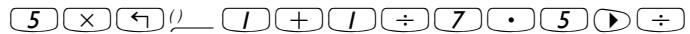 HP 50G - Creating arithmetic expressions - 2