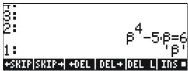 HP 50G - Function SOLVE - 6