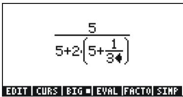 HP 50G - Creating arithmetic expressions - 3