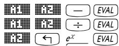 HP 50G - Simple operations with algebraic objects - 14