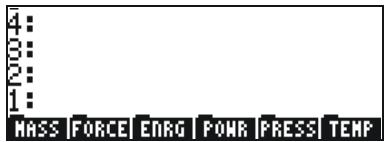 HP 50G - The UNITS menu - 7