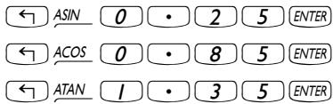 HP 50G - Using powers of 10 in entering data - 5