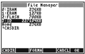 HP 50G - Accessing objects on an SD card - 1