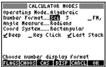 HP 50G - Scientific format - 1