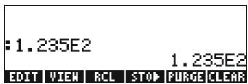 HP 50G - Scientific format - 2