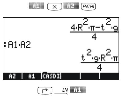 HP 50G - Simple operations with algebraic objects - 9
