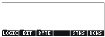 HP 50G - The BASE menu - 4