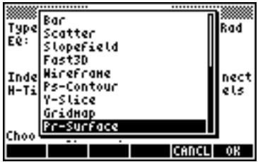 HP 50G - Graphs options in the calculator - 4