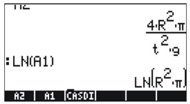 HP 50G - Simple operations with algebraic objects - 11