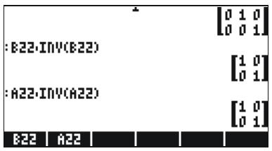 HP 50G - The inverse matrix - 4
