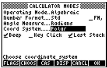 HP 50G - Coordinate System - 1