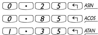 HP 50G - Using powers of 10 in entering data - 6