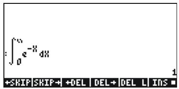 HP 50G - Selecting properties of the equation writer (EQW) - 1