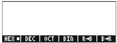 HP 50G - Le menu BASE - 3