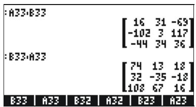 :A33:B33 [16 31 -69] [-102 3 117] [-44 34 36] :B33:A33 [74 13 18] [32 -35 -18] [108 67 16] B33 | A33 | B32 | A32 | B23 | A23