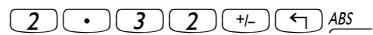 HP 50G - Exemples de calculs avec des nombres réels - 10