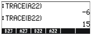 :TRACE(A22) :TRACE(B22) B23 A23 B22 A22 -6 15