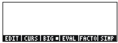 HP 50G - Utiliser l'Editeur d'équation (EQW) pour écrire des expressions - 1