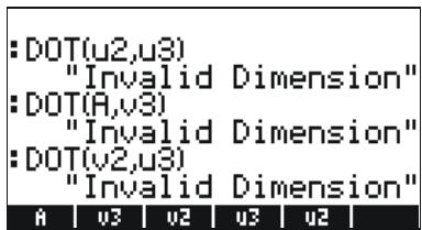 :DOT(u2,u3) "Invalid Dimension" :DOT(A,v3) "Invalid Dimension" :DOT(v2,u3) "Invalid Dimension" A u3 u2 u3 u2