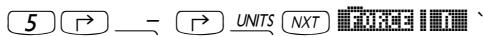 HP 50G - Associer des unités à des nombres - 1