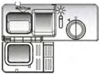 THOMSON ECO PREMIUM FULL - Utilisation des distributeurs de liquide de rinçage et de détergent - 1
