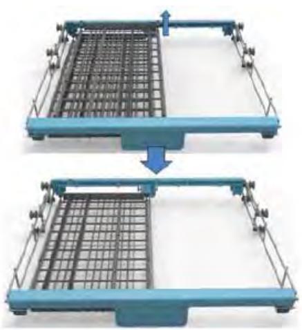 THOMSON ECO PREMIUM FULL - positions du panier à couverts : - 5