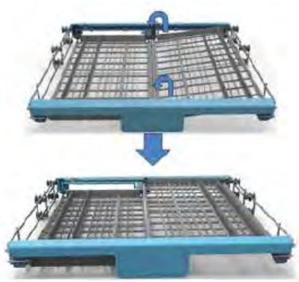 THOMSON ECO PREMIUM FULL - positions du panier à couverts : - 3