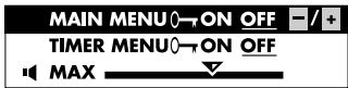 THOMSON 20DG76C - AFFICHAGE DU MENU - 1