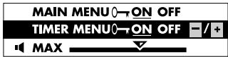 THOMSON 20DG76C - VERROUILLAGE-DÉVERROUILLAGE DU MENU TIMER (RÉVEIL) - 1