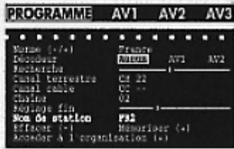THOMSON 32VT68NV - Nom de station - 2