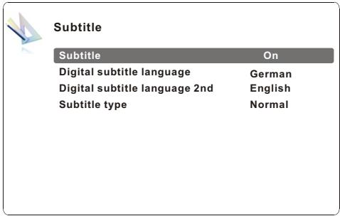 THOMSON 40FR8634 - On screen display - 4
