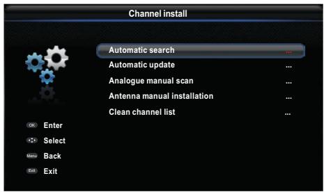 THOMSON 55FZ5635 - Effectuer une recherche automatique des chaînes - 1
