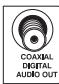 THOMSON DTH222 - Sortie audio numérique coaxiale (COAXIAL DIGITAL AUDIO OUT) - 2