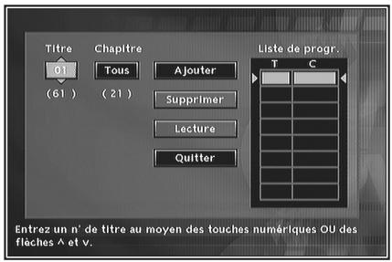 THOMSON DTH460 - Programmation de la lecture - 1