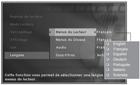 THOMSON DTH460 - Langues préférentielles - 3