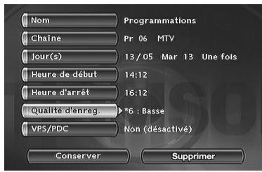 THOMSON DTH8040 - Qualité d'enregistrement - 1