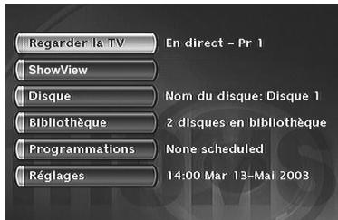 THOMSON DTH8040 - À partir d'un récepteur satellite câble (prise AV2) - 1