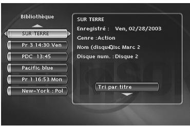 THOMSON DTH8040 - Retrouver un Titre (enregistrement) - 2