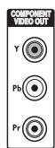 THOMSON DTH8640 - Sorties Audio (OUTPUT L, R) Vidéo - Composite (CVBS) (OUTPUT COMPOSITE VIDEO) - 1
