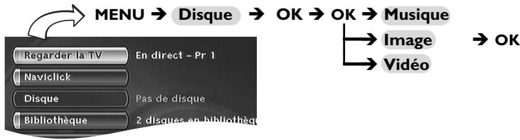 THOMSON DTH 8550 - Lecture d'image et de son (JPEG, mp3, wma) - 1