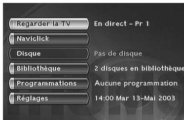 THOMSON DTH 8550 - Regarder les Programmes TV - 1