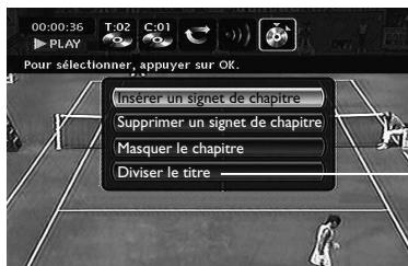THOMSON DTH 8550 - Accès au menu d'édition - 1
