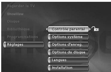 THOMSON DTH 8550 - Contrôle parental - 2