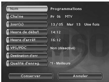 THOMSON DTH 8550 - Programmation manuelle - 2