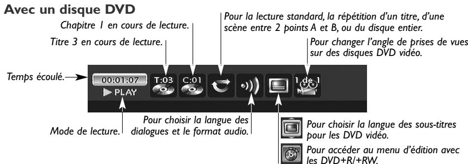 THOMSON DTH 8550 - Pendant la lecture d'un disque - 1