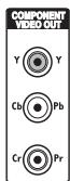 THOMSON DTH 8550 - Sorties Audio (OUTPUT L, R) Vidéo - Composite (CVBS) (OUTPUT COMPOSITE VIDEO) - 1