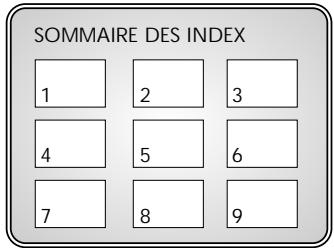 SOMMAIRE DES INDEX 1 2 3 4 5 6 7 8 9