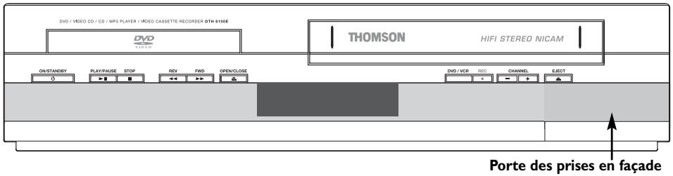 THOMSON DTH6100 - Commandes en façade (boutons de gauche à droite) - 1