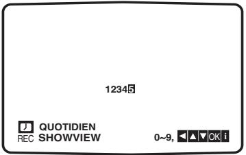 THOMSON DTH6100 - Programmer un enregistrement à l'aide des numéros SHOWVIEW® - 1